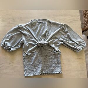 Abercrombie & Fitch Light Green  Knit Top